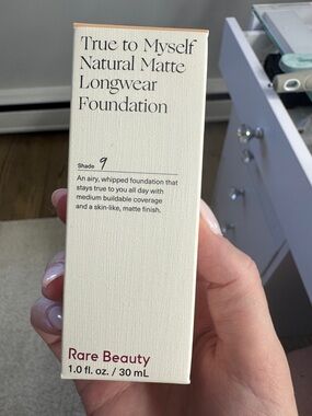 Rare Beauty True to Myself Natural Matte Foundation — Shade 9 (Cream)